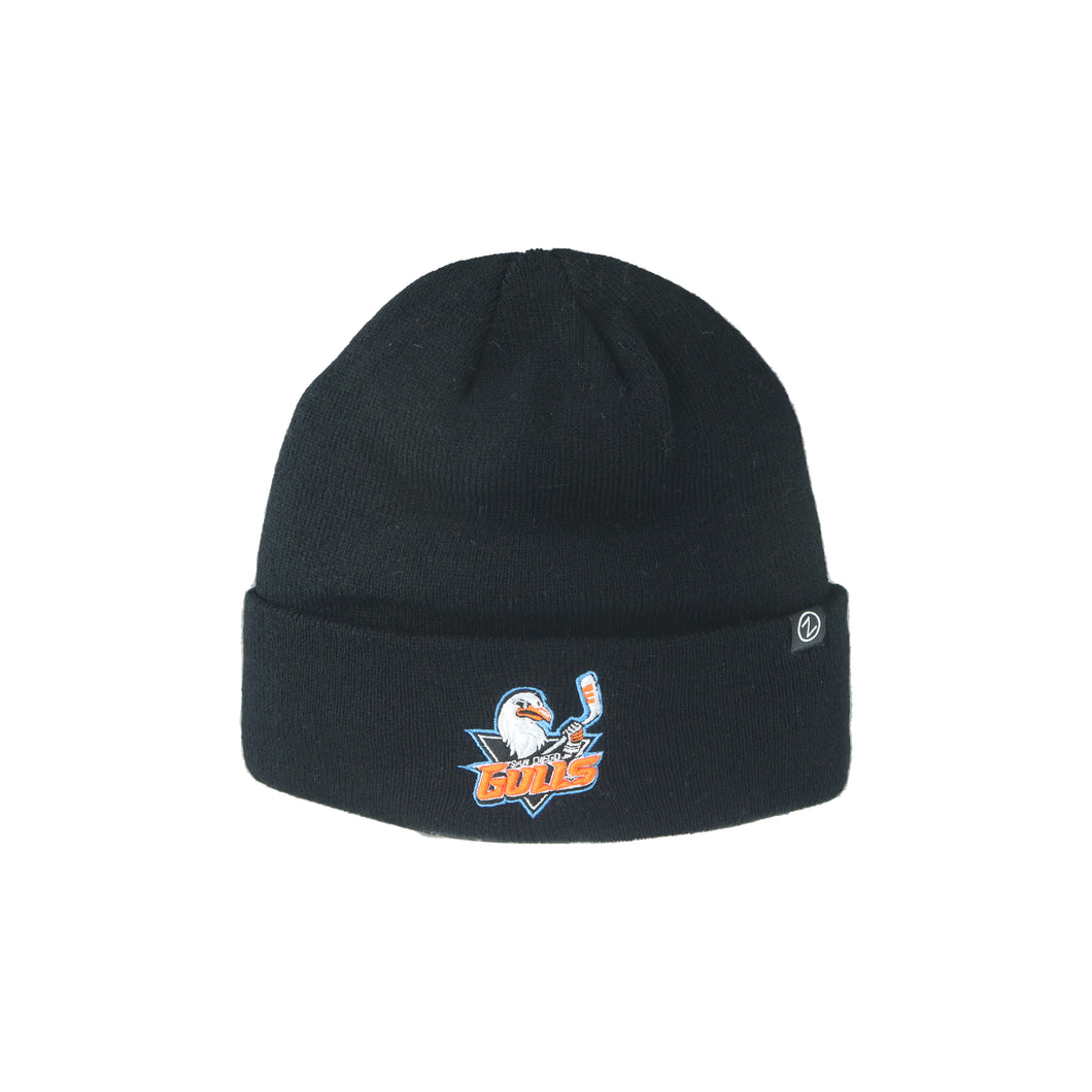 San Diego Gulls Black Cuff Beanie