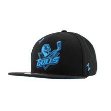 Load image into Gallery viewer, San Diego Gulls Blue Palm Tree Snapback