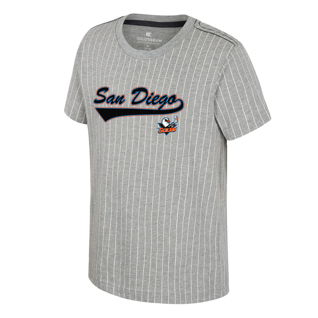 Youth San Diego Gulls Pinstripe Tee