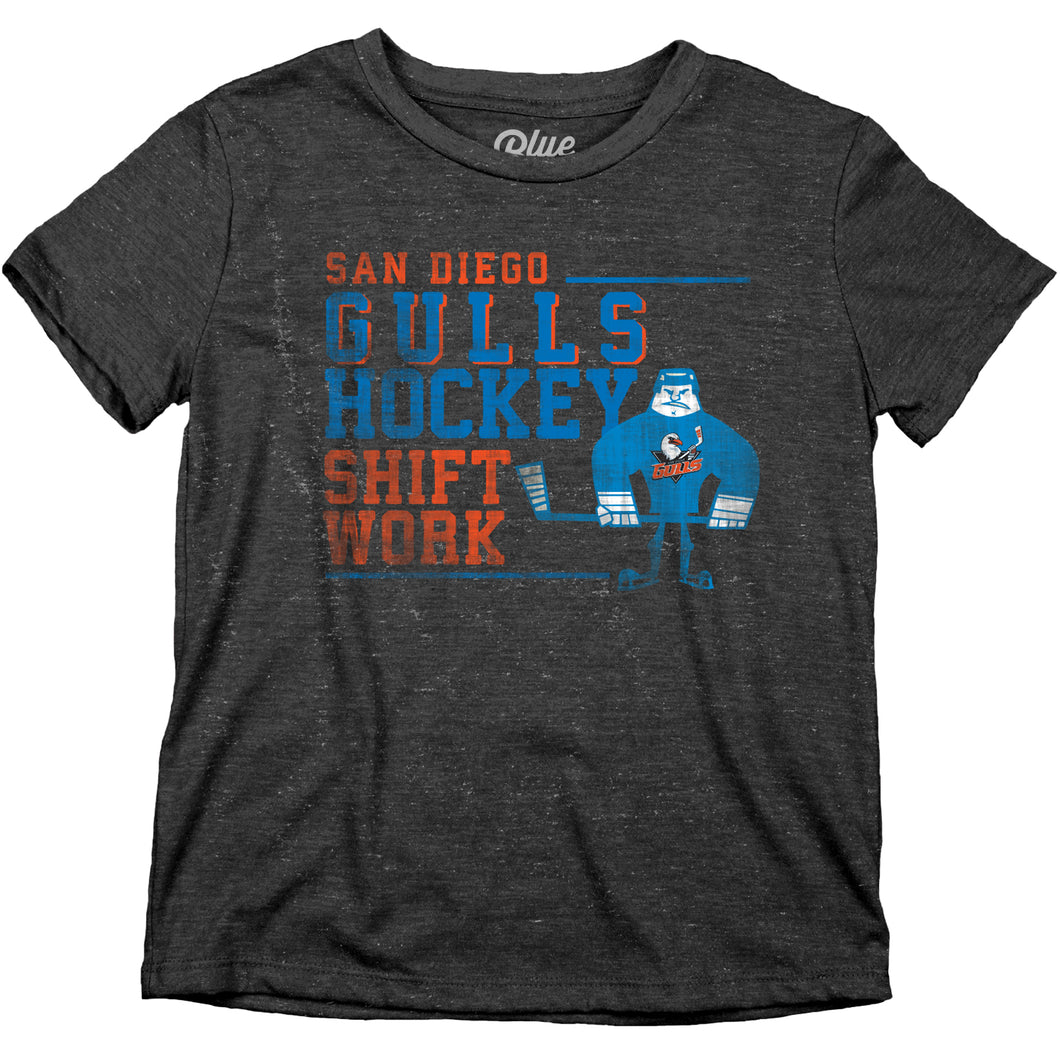 Youth San Diego Gulls Shift Work Tee