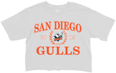 Women's San Diego Gulls Cropped Clean Slate Tee