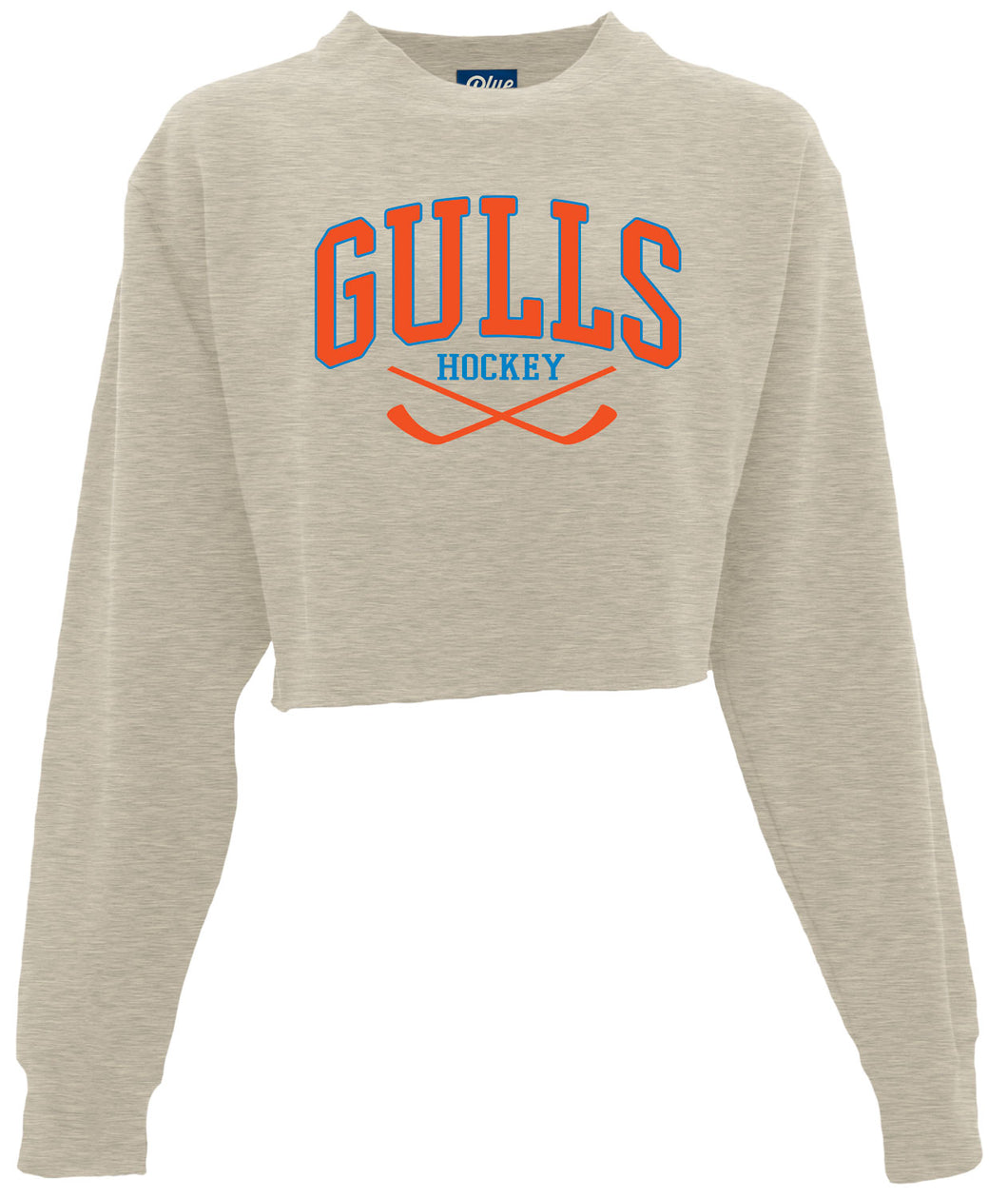 Women's San Diego Gulls Vanity Plate Cropped Crew