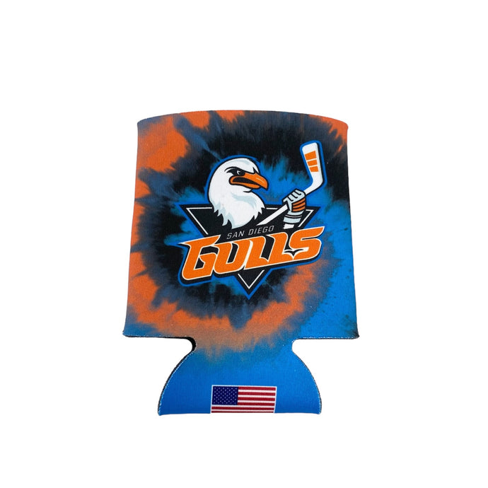 San Diego Gulls Tie Dye Koozie