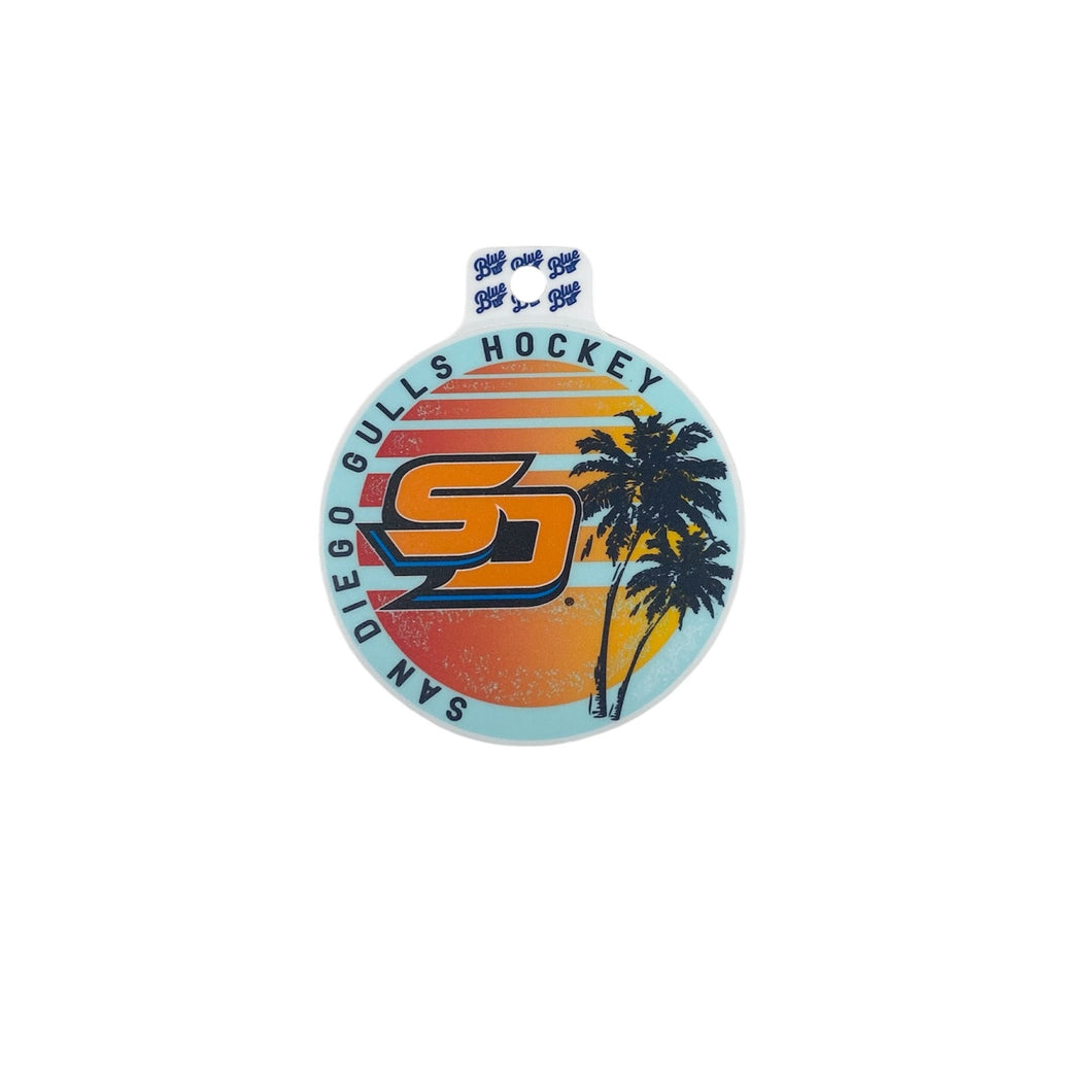 San Diego Gulls Sunset Sticker