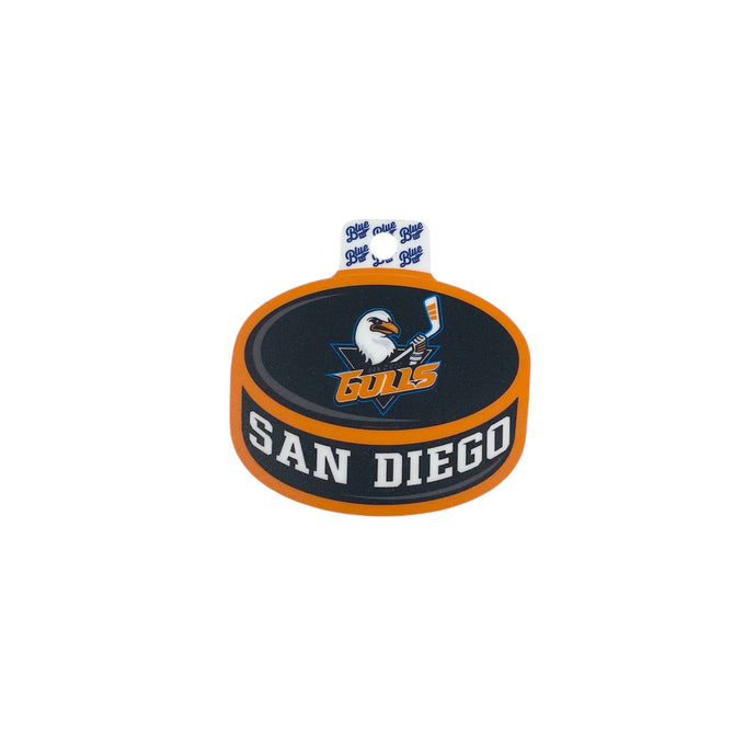 San Diego Gulls Puck Sticker