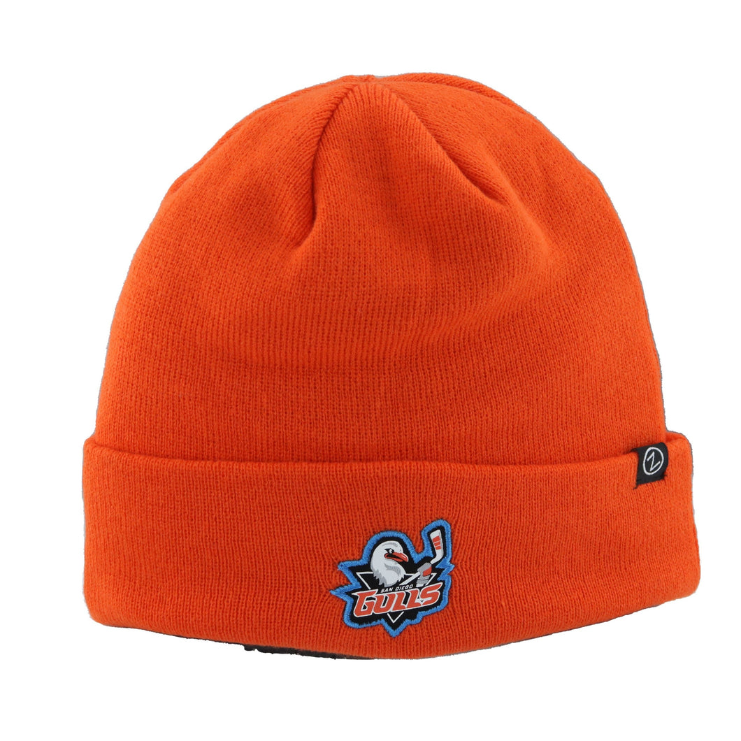 Youth San Diego Gulls Orange Cuff Beanie