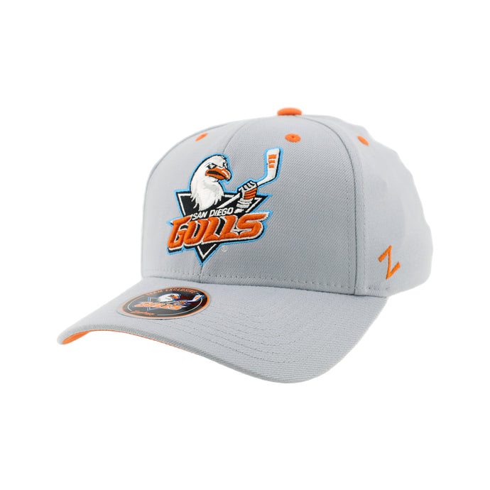 San Diego Gulls Primary Grey Stretch Fit Hat