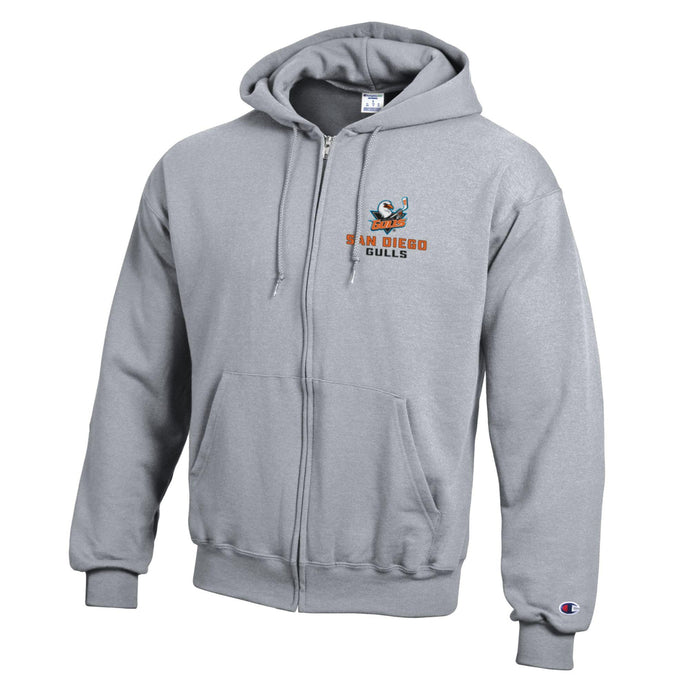 Men's San Diego Gulls Powerblend Full Zip Hood