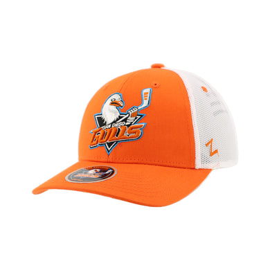 San Diego Gulls Orange Big Rig Snapback Hat