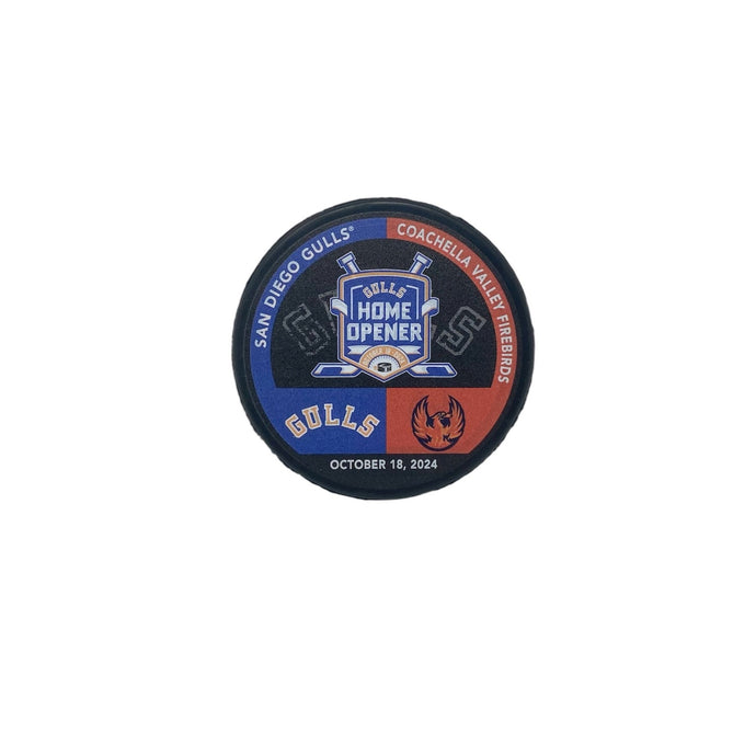 San Diego Gulls 2024 Home Opener Puck