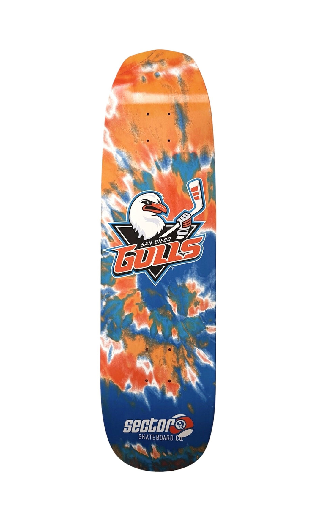 San Diego Gulls X Sector 9 Tie Dye Skate Deck