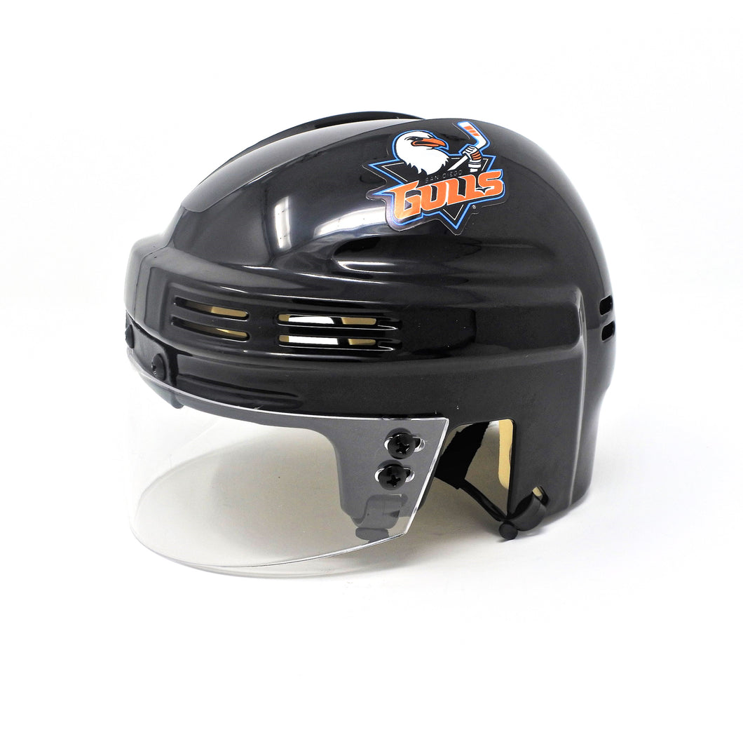 San Diego Gulls Mini Black Player Helmet