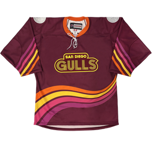 New Blank San Diego Gulls Breast Cancer New Men's CCM Game Jersey