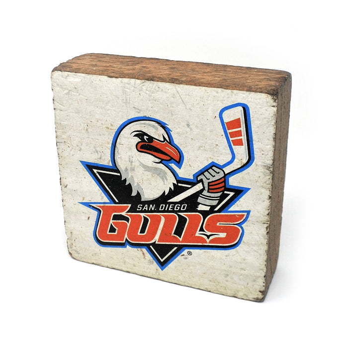 San Diego Gulls Wood Block