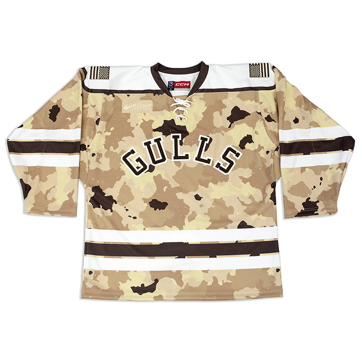 San Diego Gulls 22-23 Authentic Military Jersey